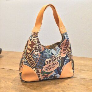 MISS SOFI Brand New Spliced Jacquard Tote